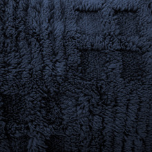 Navy Lattice Sherpa Blanket